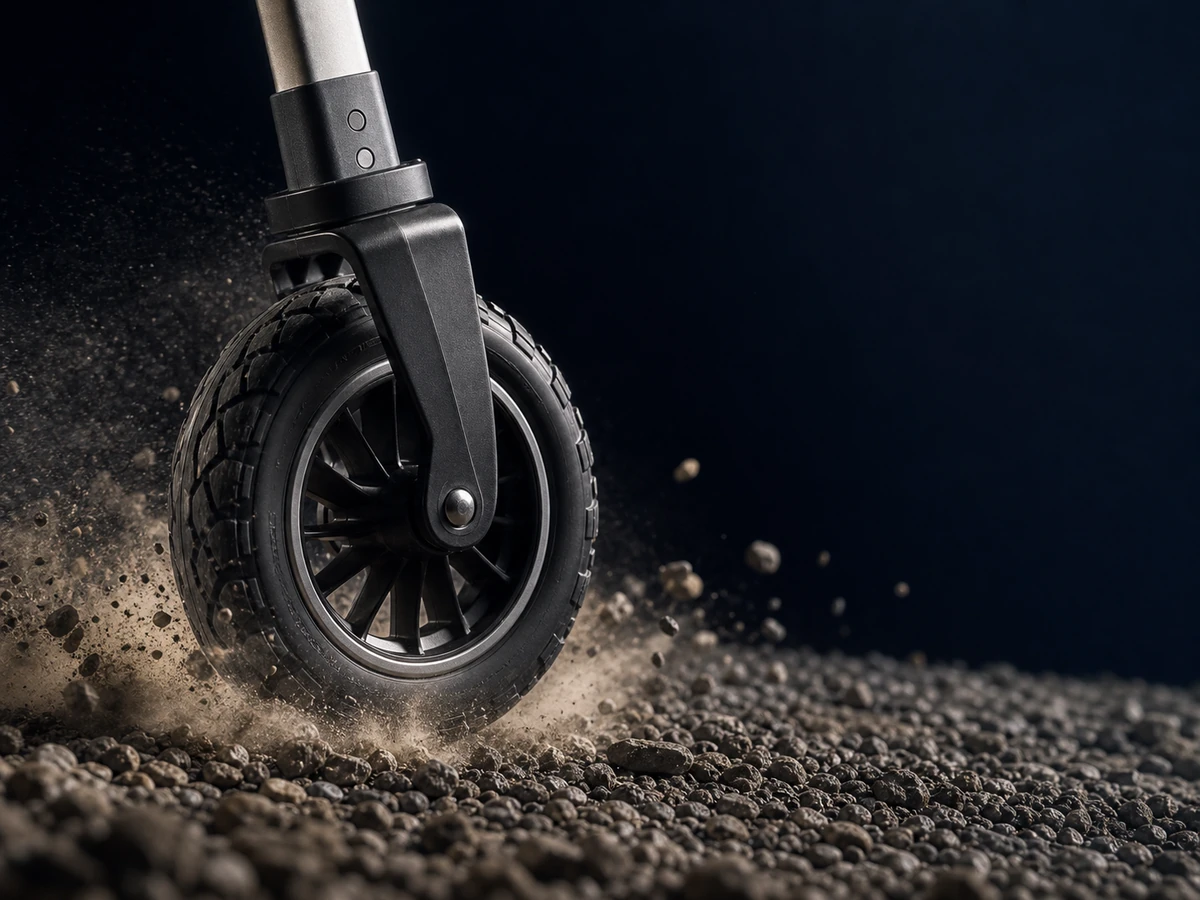 RollaPETor all-terrain wheel engineered for stability